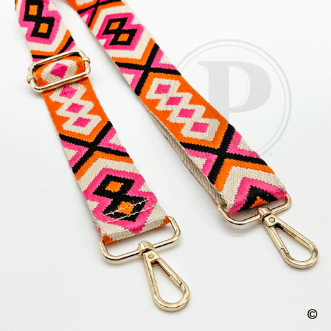 Image of Strap Tribal Rosa/Naranja