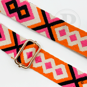 Strap Tribal Rosa/Naranja